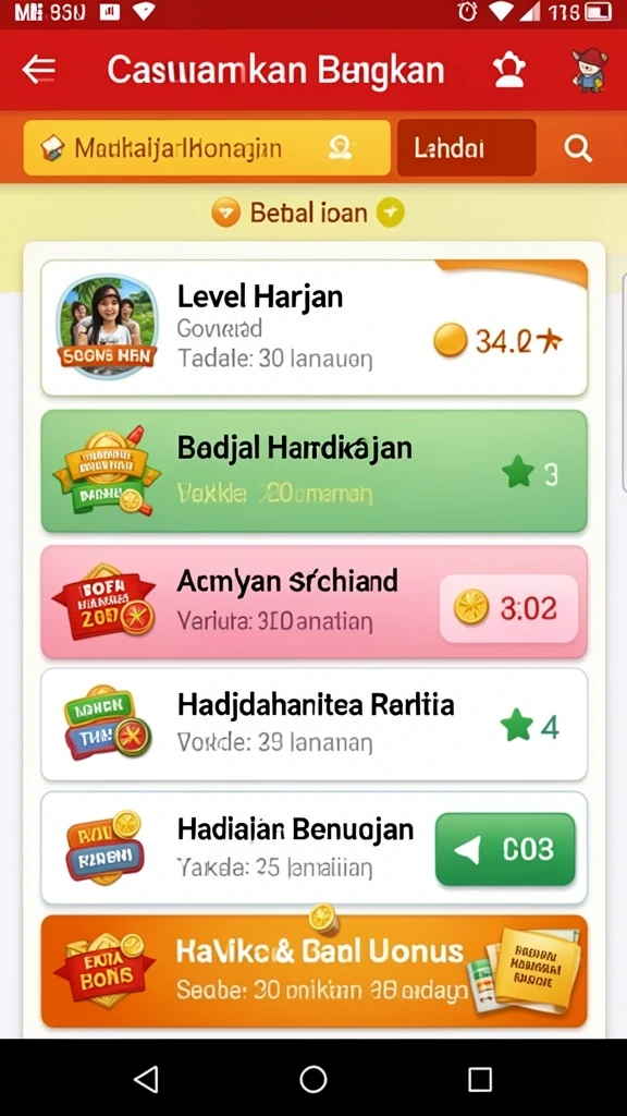 Tampilan antarmuka yang menarik dan mudah dipahami.