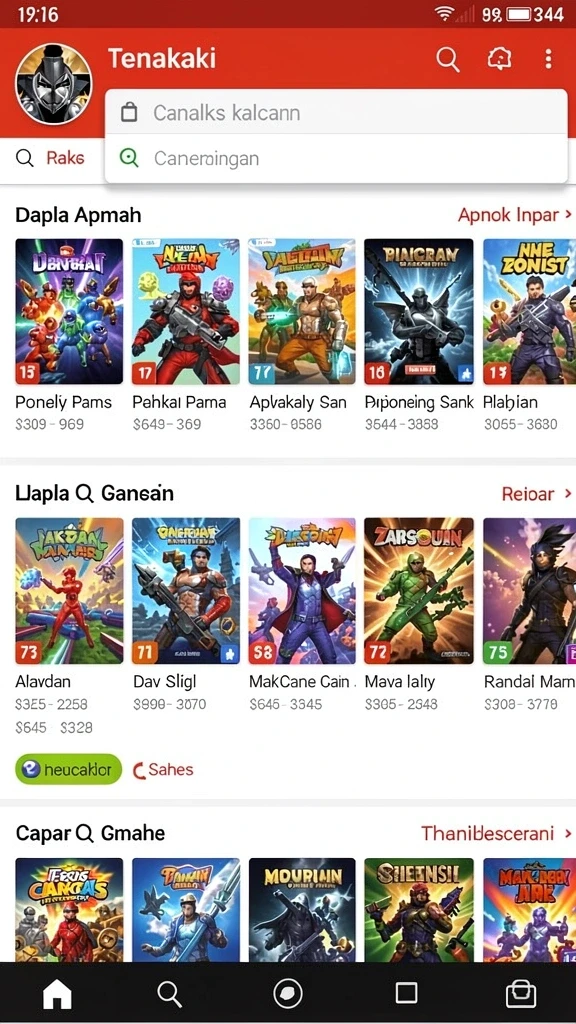 Pengguna dapat menikmati berbagai mode permainan.
