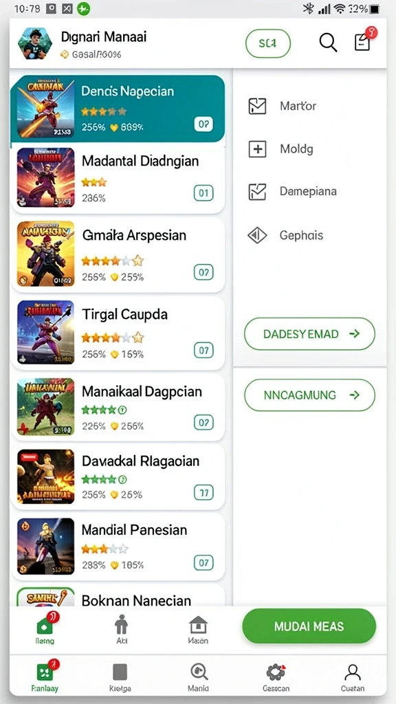 Beragam tema permainan slot yang menghibur.