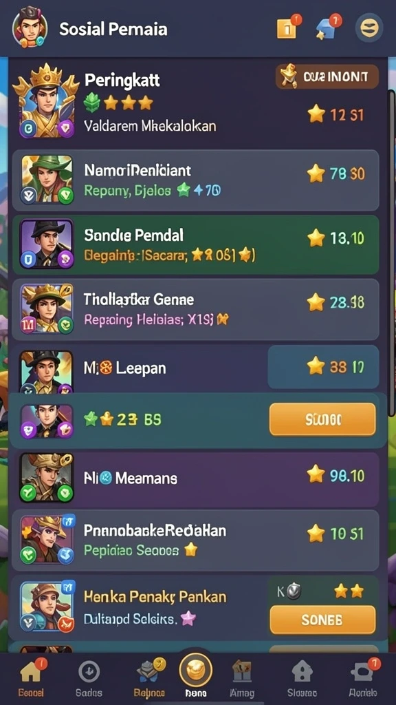 Bonus harian yang menggiurkan untuk pemain.