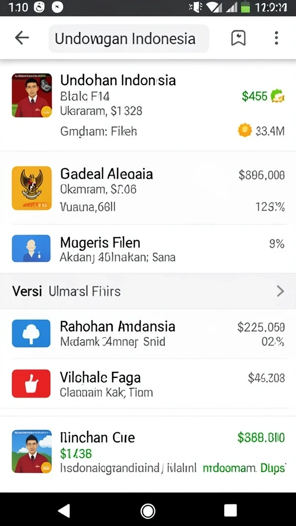 Tema permainan yang beragam dan berkualitas tinggi.