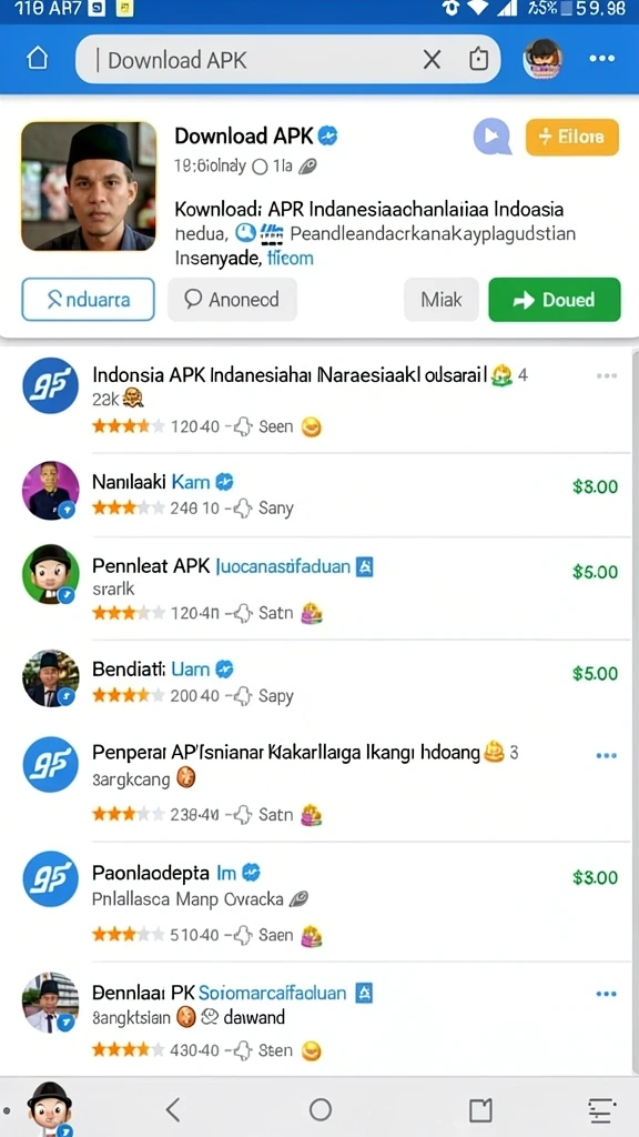 Tangkapan layar menunjukkan antarmuka pengguna yang menarik.