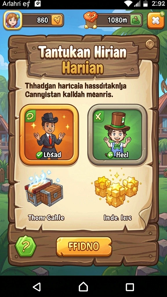 Screenshot menunjukkan promosi menarik untuk pengguna baru.