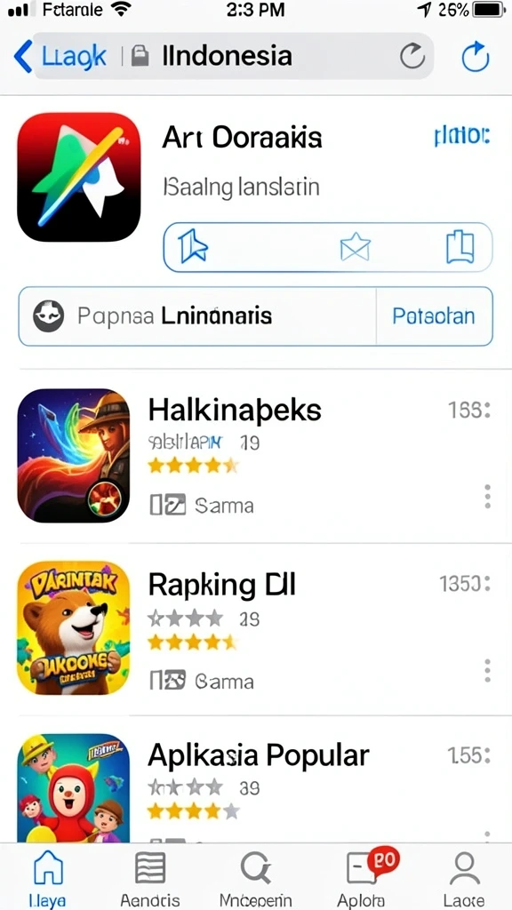 Tampilan antarmuka yang intuitif dan menarik.