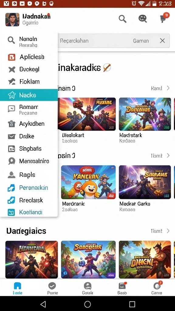 Tampilan grafik yang mengagumkan saat bermain.