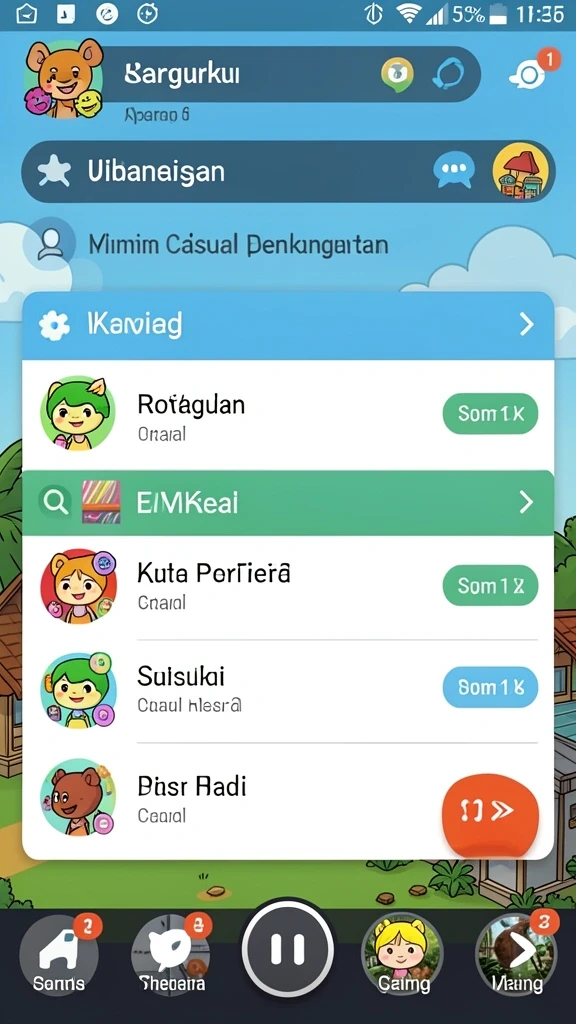 Tampilan antarmuka yang menarik dan user-friendly.