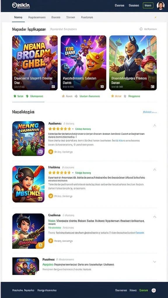 Screenshot menunjukkan antarmuka permainan yang menarik dan user-friendly.