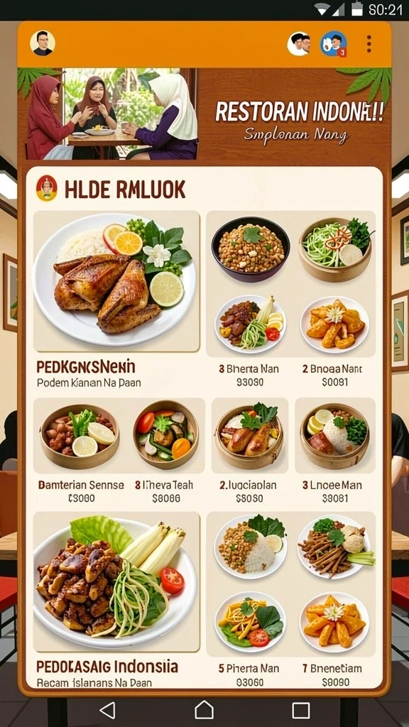 Tampilan antarmuka yang menarik dan mudah digunakan.