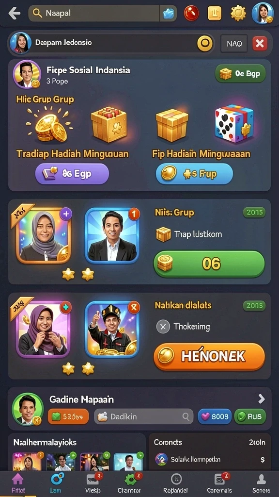 Tampilan antarmuka yang user-friendly.