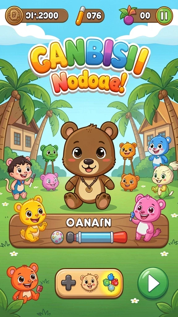 Ilustrasi permainan slot menarik dengan tema fantasi.