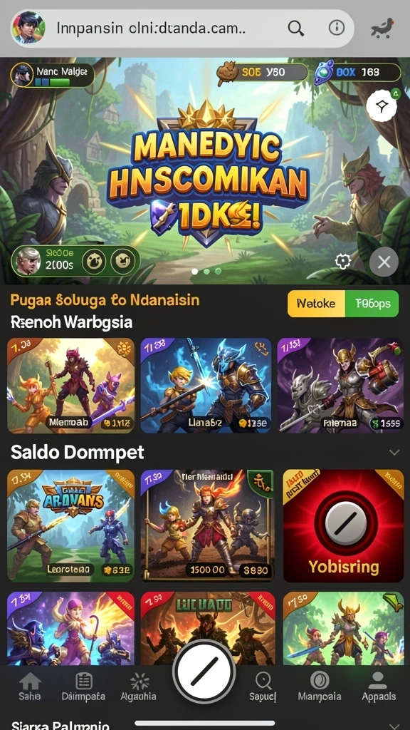 Tampilan antarmuka PESGSLOT yang menarik dan user-friendly.