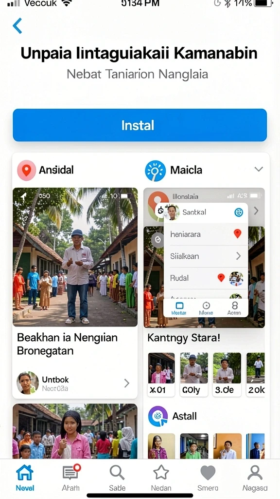 Beragam permainan yang dapat dipilih dengan mudah.