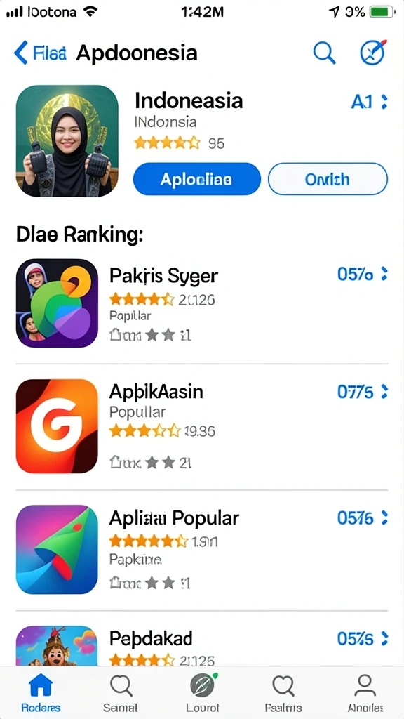 Tampilan awal aplikasi REJEKIHUB yang menarik.