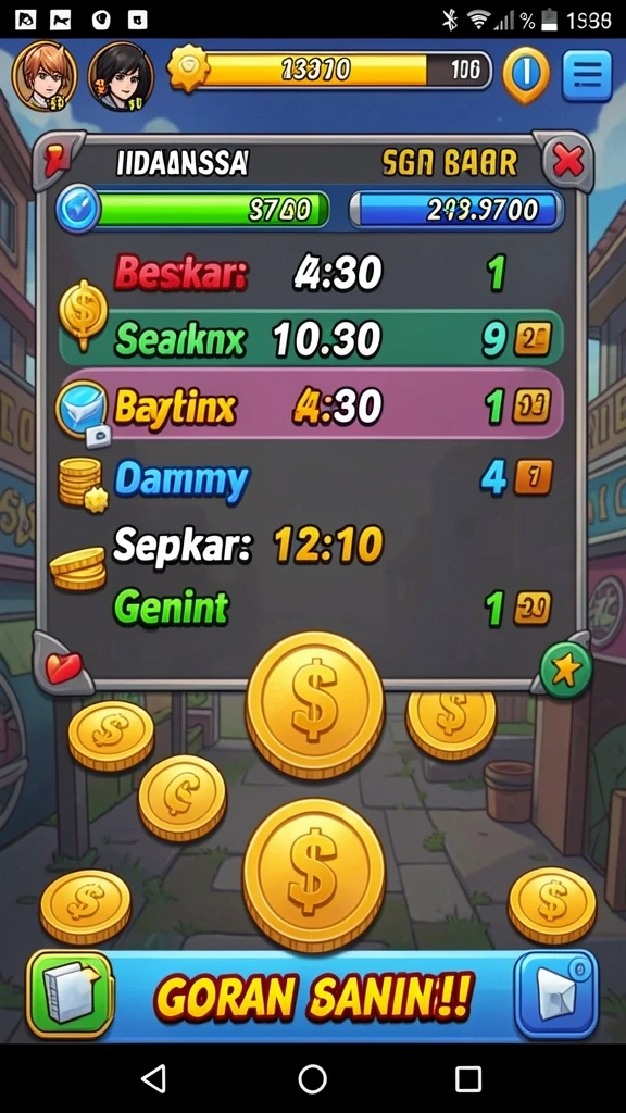 Screenshot 1: Tampilan antarmuka permainan yang menarik.