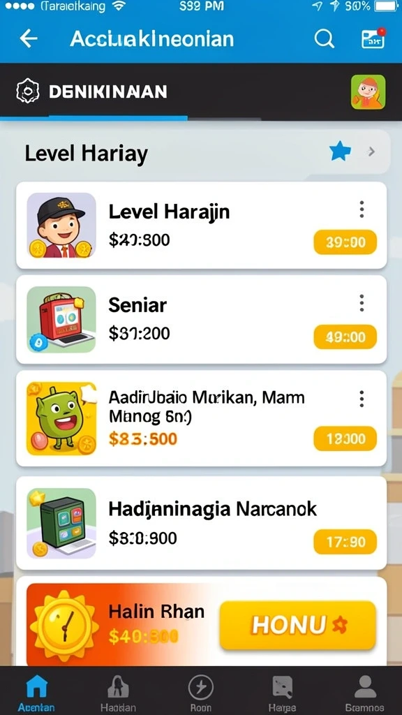 Fitur bonus yang menambah keseruan permainan.