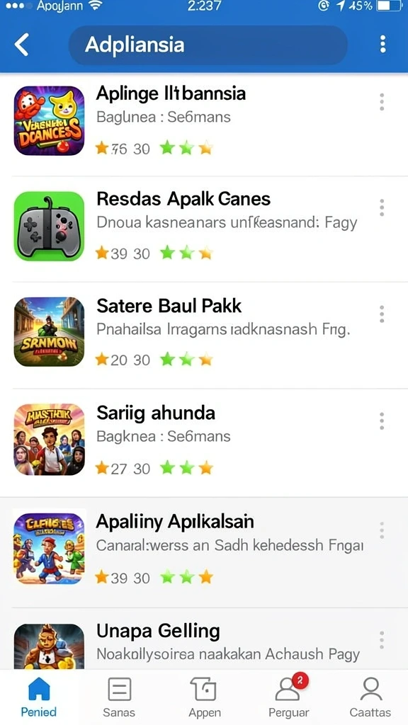 Beragam permainan slot dengan fitur bonus.