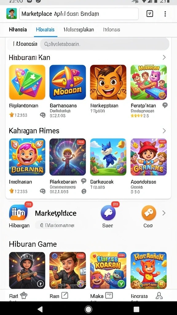 Screenshot menunjukkan fitur bonus game yang menggiurkan.