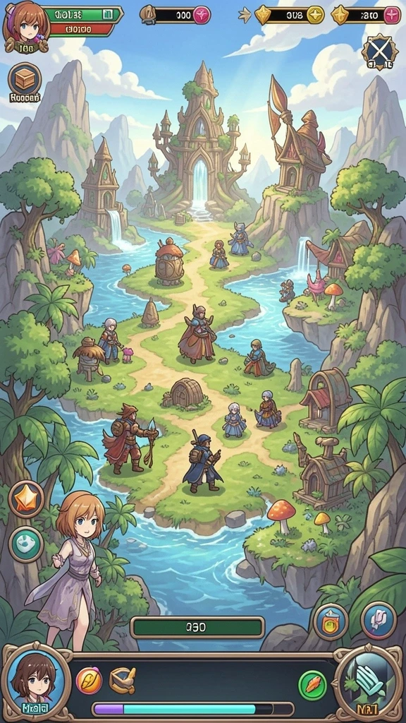 Screenshot menggambarkan pengalaman bermain di dalam game yang seru.