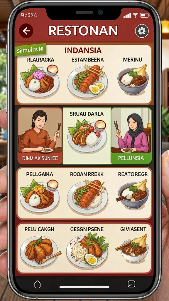 Tampilan antarmuka yang user-friendly.